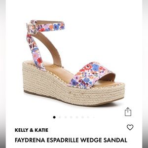 Kelly & Katie Floral Wedge Sandal